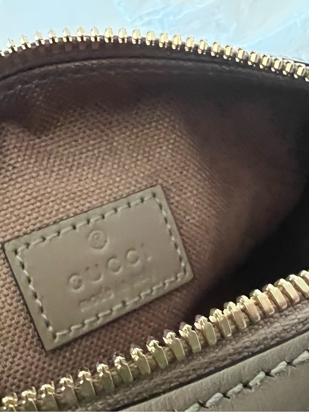 NEW GUCCI GG SHADOW CYLINDRICAL SHOULDER/CROSSBODY BAG MINI, COATED CANVAS,$1900 - Picture 7 of 8